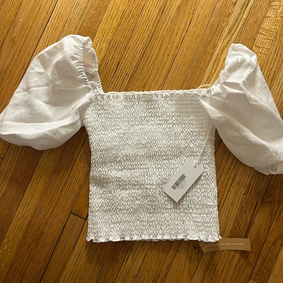Reformation Tops - Reformation Mulberry Linen Top
